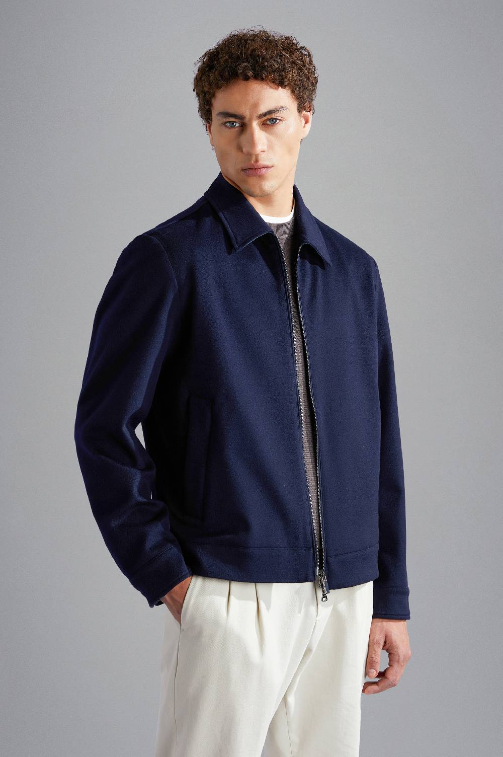 Paul & Shark Shacket in Cashmere Paul & Shark