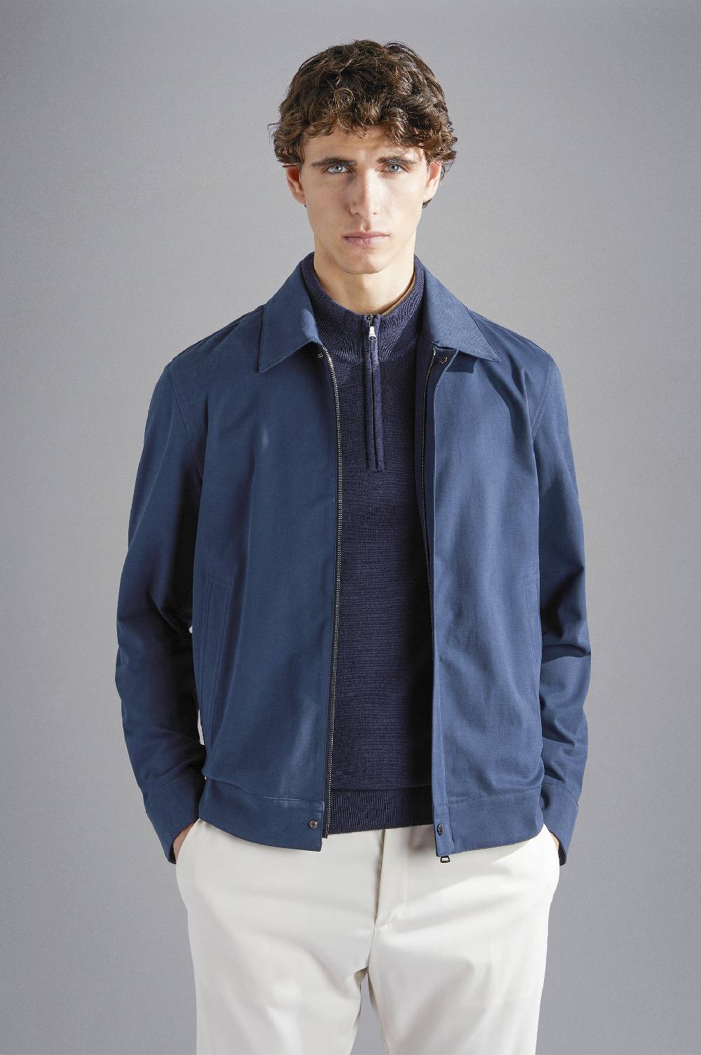 Paul & Shark Shacket in cotone stretch Paul & Shark