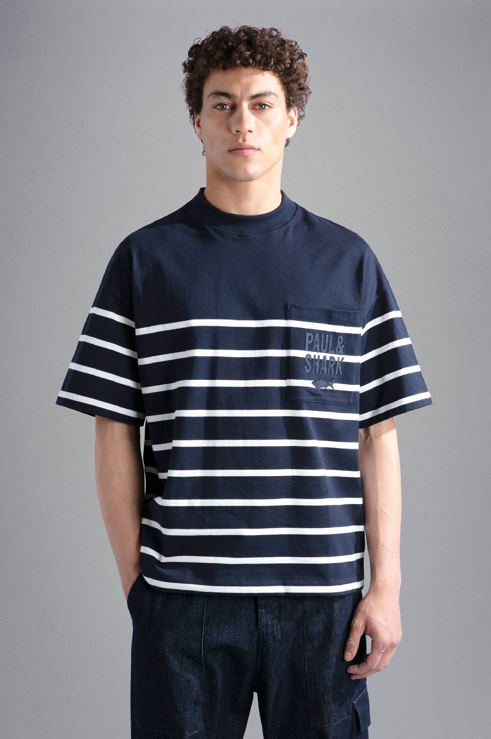 Paul & Shark T-shirt in cotone con ricamo Paul & Shark