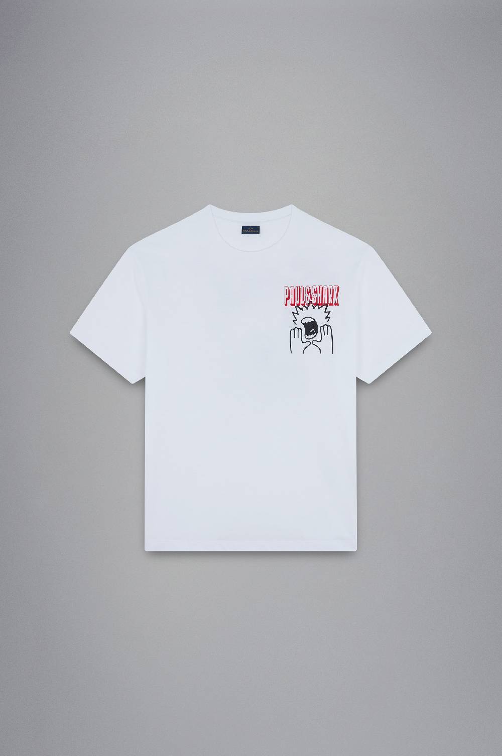 Paul & Shark T-shirt In Cotone Con Stampe Paul & Shark