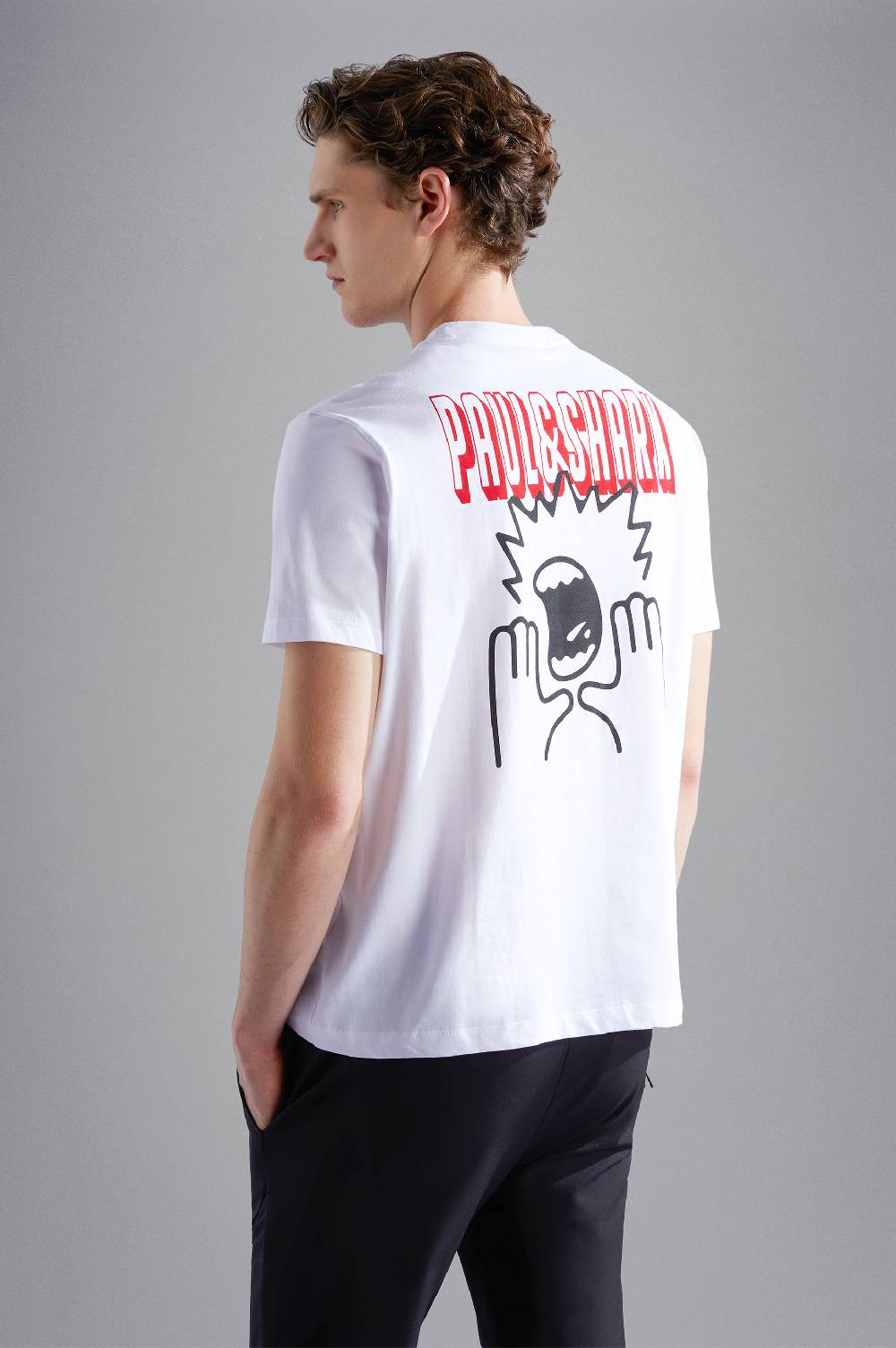 Paul & Shark T-shirt In Cotone Con Stampe Paul & Shark