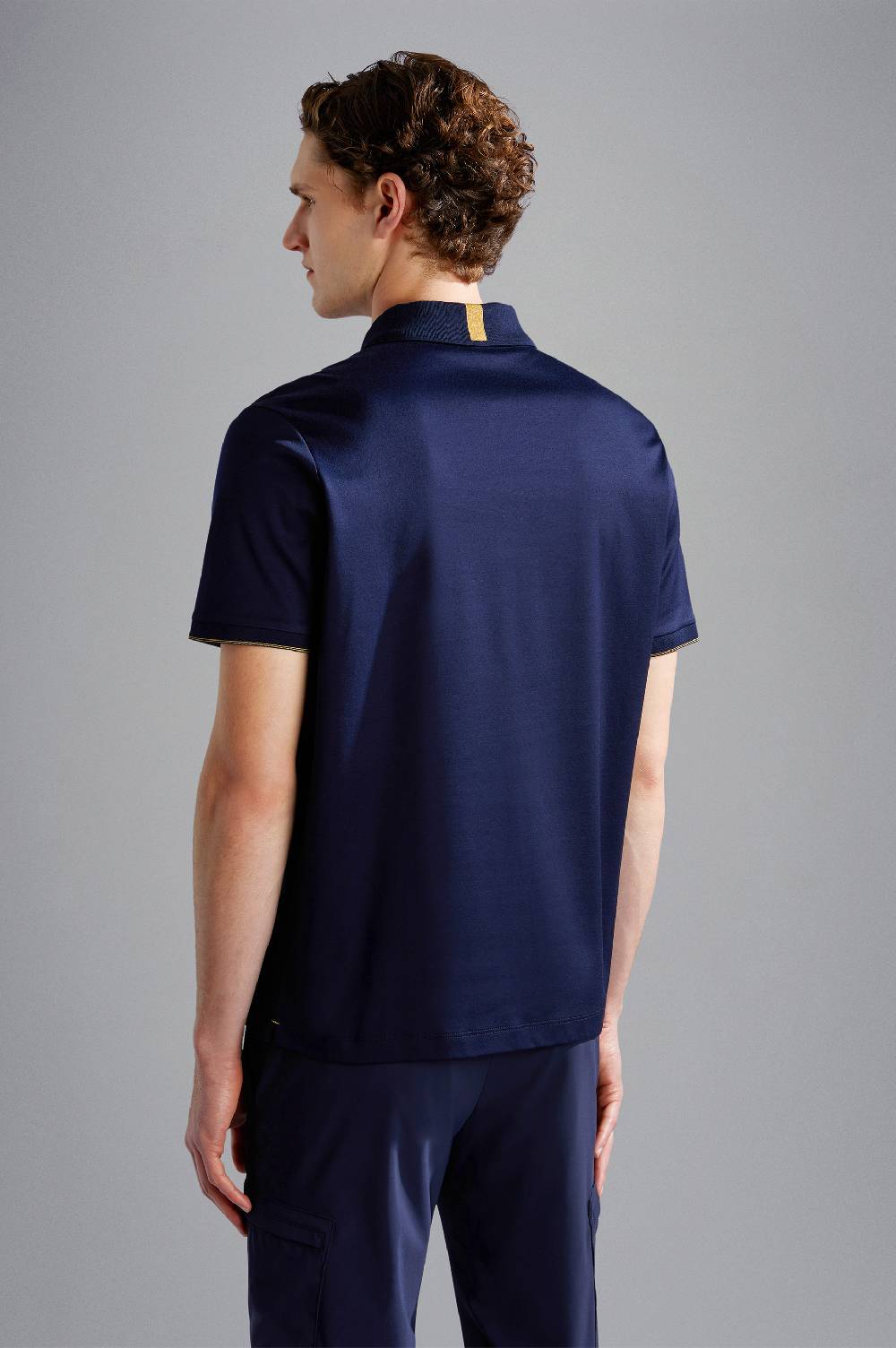 Paul & Shark Polo In Cotone Aqua Interlock Paul & Shark