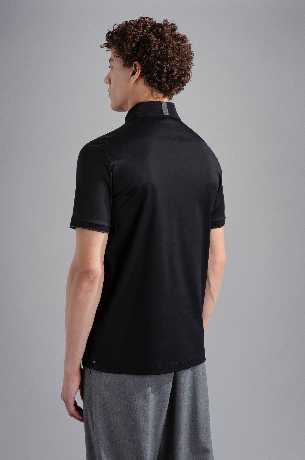 Paul & Shark Polo In Cotone Aqua Interlock Paul & Shark