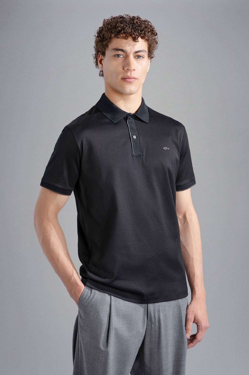 Paul & Shark Polo in cotone Aqua Interlock Paul & Shark