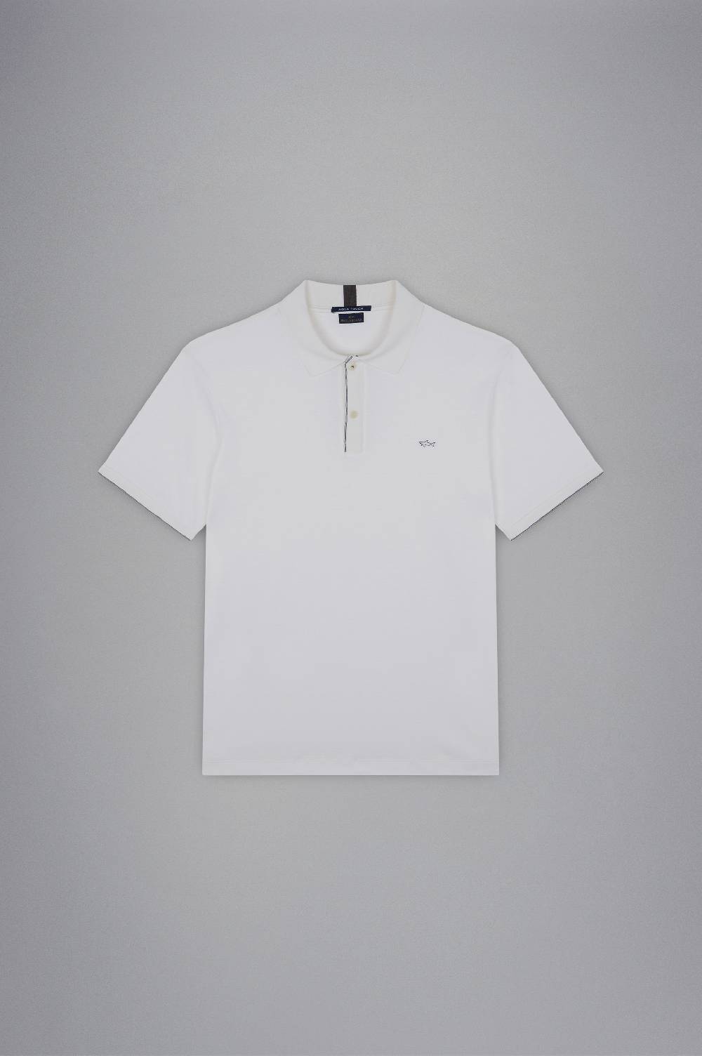 Paul & Shark Polo In Cotone Aqua Interlock Paul & Shark