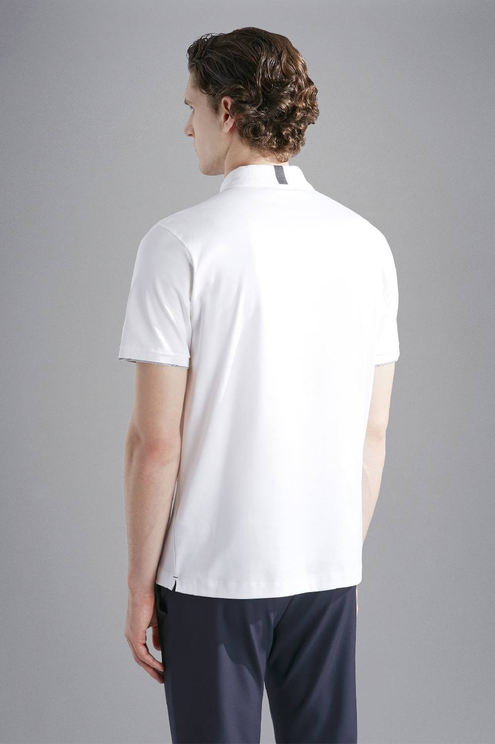 Paul & Shark Polo In Cotone Aqua Interlock Paul & Shark