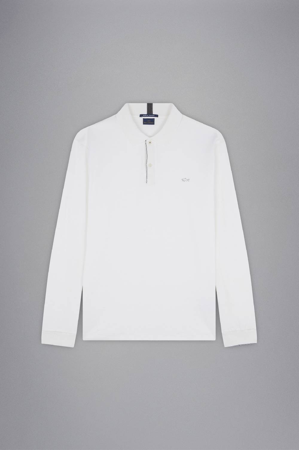 Paul & Shark Polo In Cotone Aqua Interlock Paul & Shark