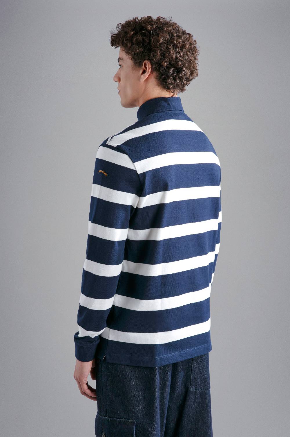 Paul & Shark Polo In Cotone Con Motivo A Righe Paul & Shark