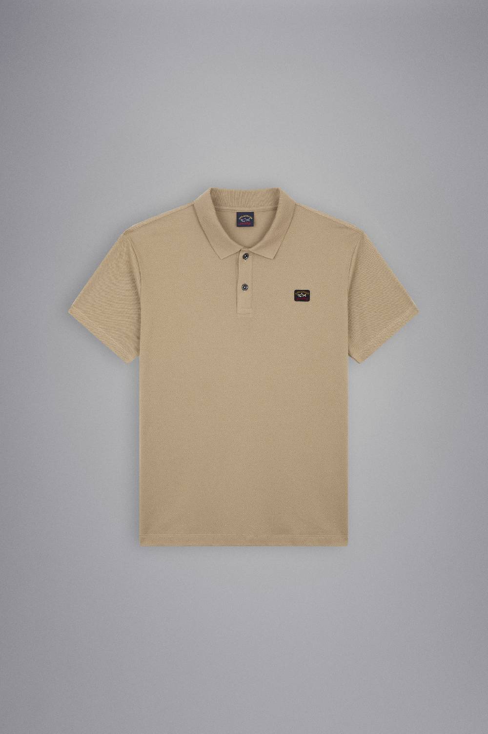 Paul & Shark Polo In Cotone Piqué Con Badge Iconico Paul & Shark