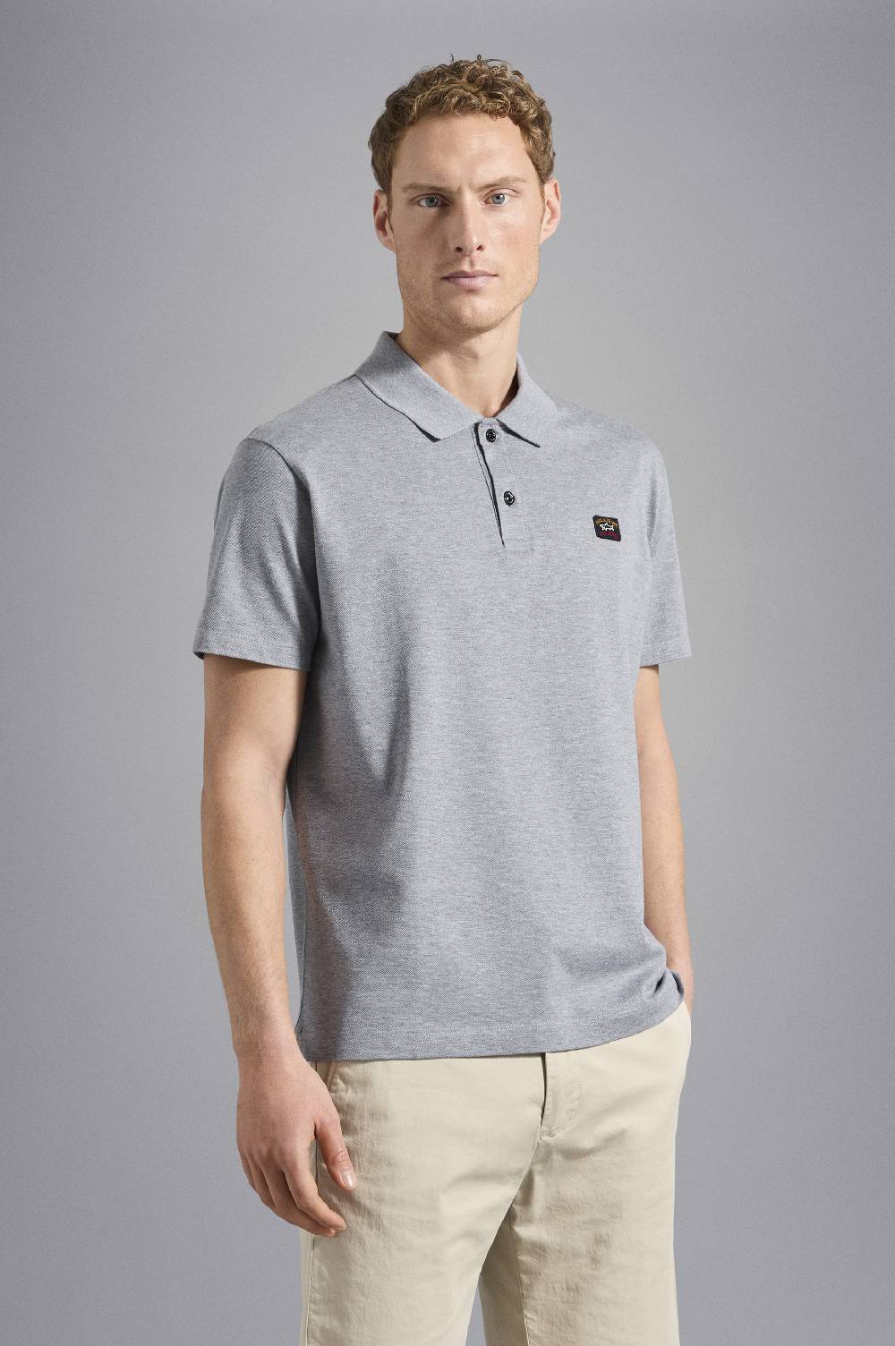 Paul & Shark Polo in cotone piqué con badge iconico Paul & Shark