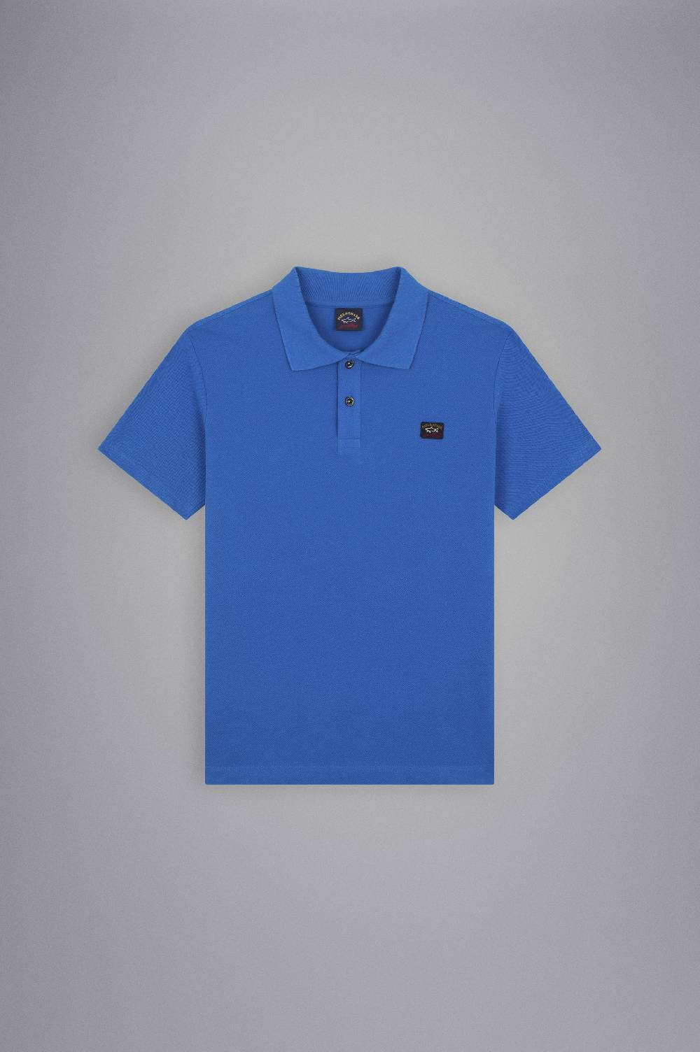 Paul & Shark Polo In Cotone Piqué Con Badge Iconico Paul & Shark