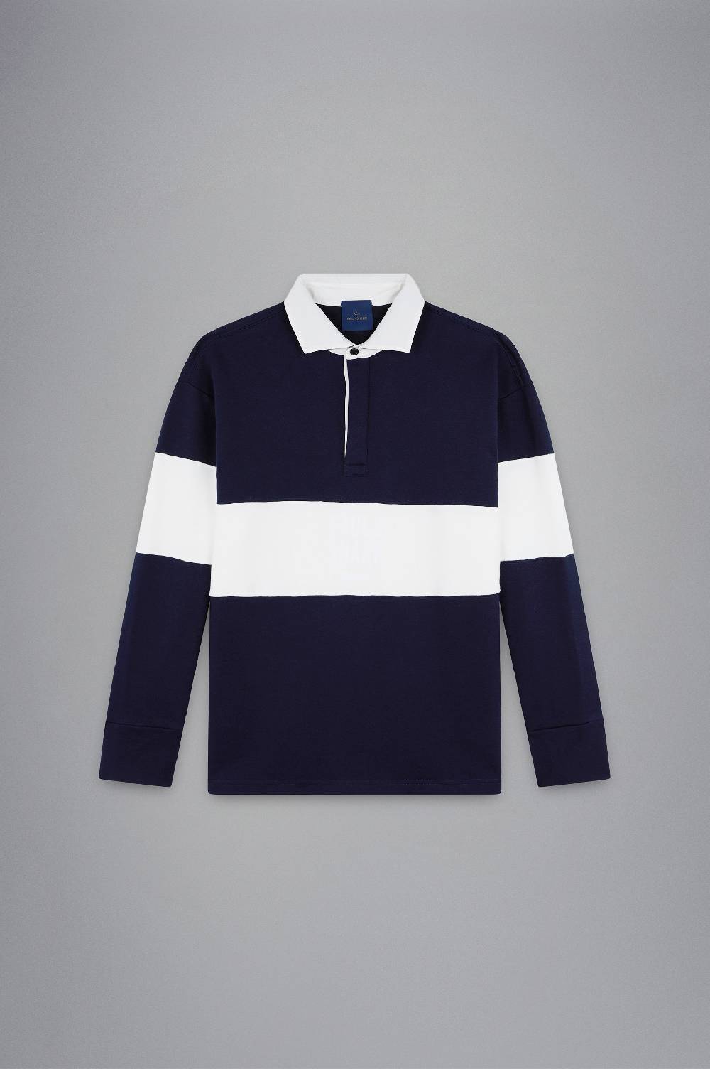 Paul & Shark Polo In Cotone Winter Fleece Con Ricamo Paul & Shark