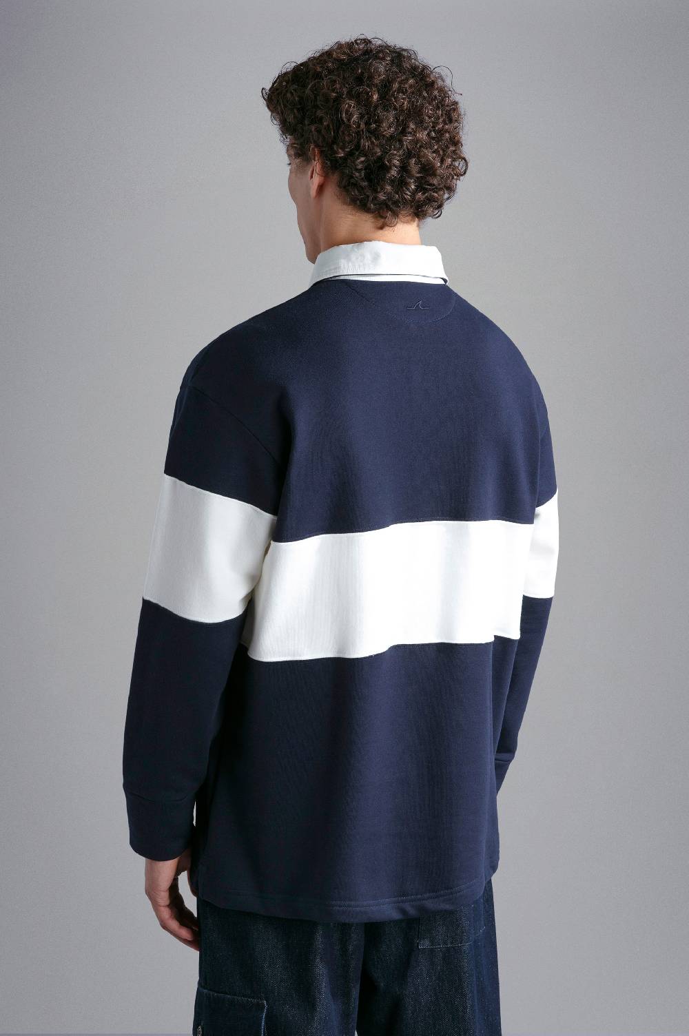 Paul & Shark Polo In Cotone Winter Fleece Con Ricamo Paul & Shark