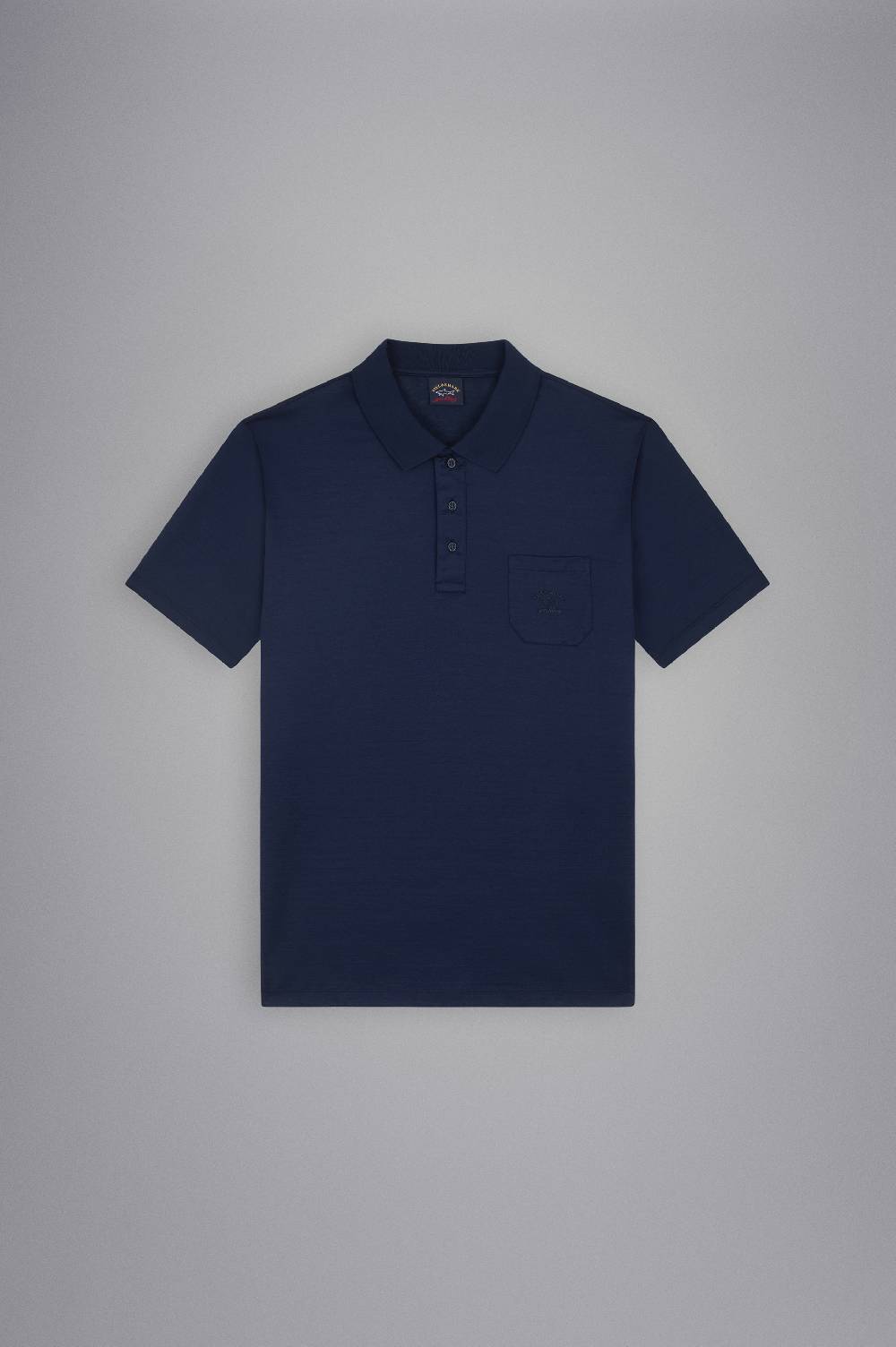 Paul & Shark Polo In Jersey Di Cotone Con Logo Ricamato Paul & Shark