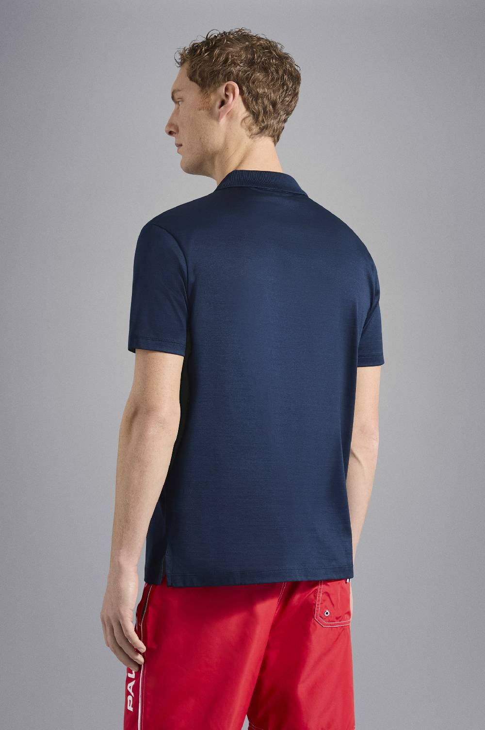 Paul & Shark Polo In Jersey Di Cotone Con Logo Ricamato Paul & Shark