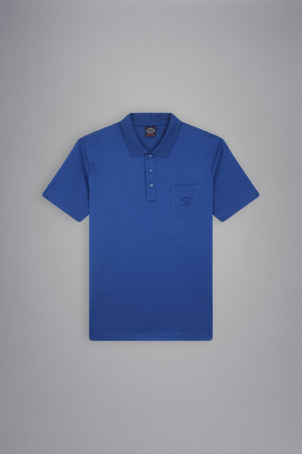 Paul & Shark Polo In Jersey Di Cotone Con Logo Ricamato Paul & Shark