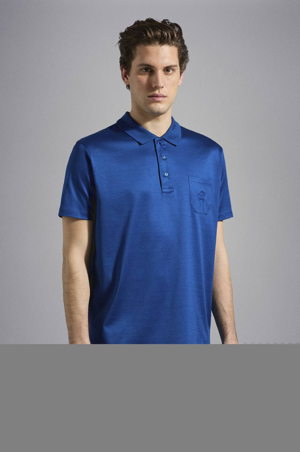 Paul & Shark Polo in jersey di cotone con Logo ricamato Paul & Shark