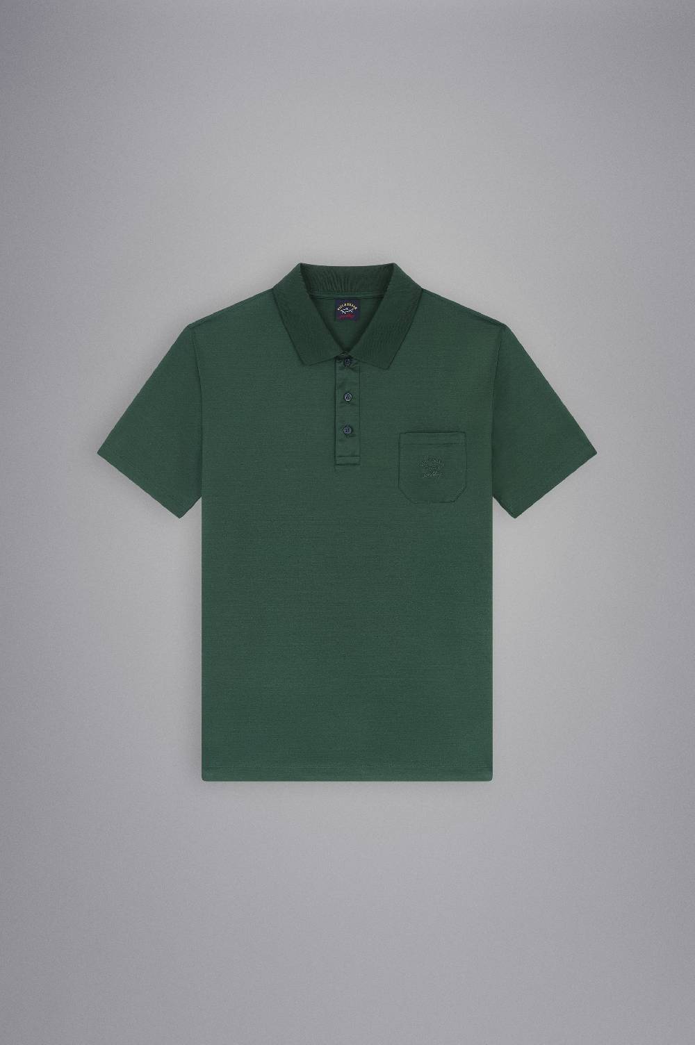 Paul & Shark Polo In Jersey Di Cotone Con Logo Ricamato Paul & Shark