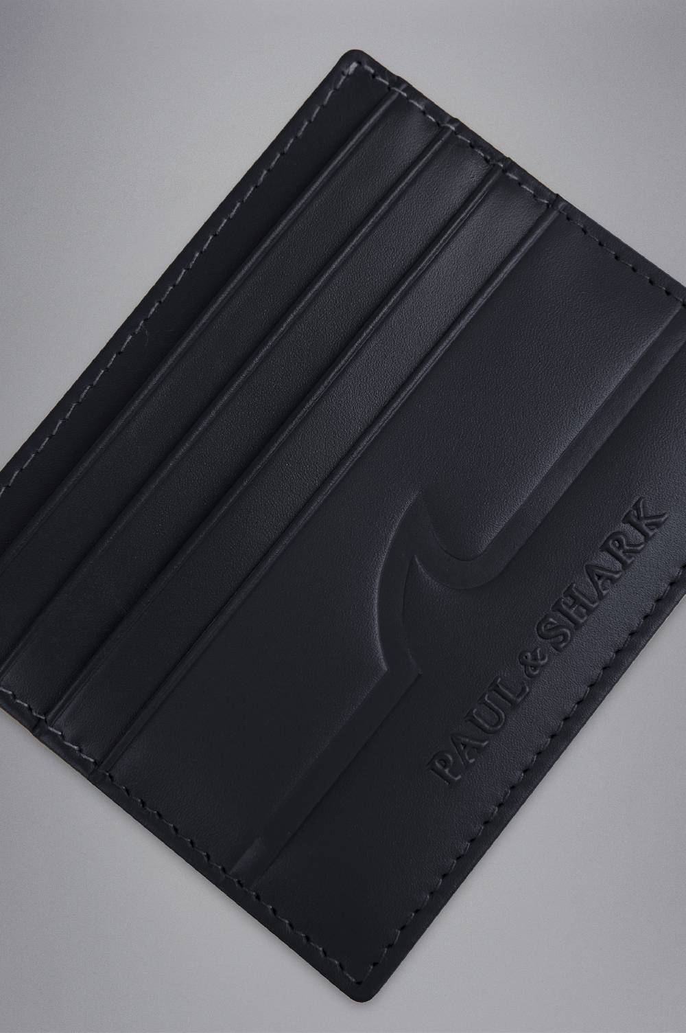 Paul & Shark Portacarte In Pelle Fin-embossed Paul & Shark