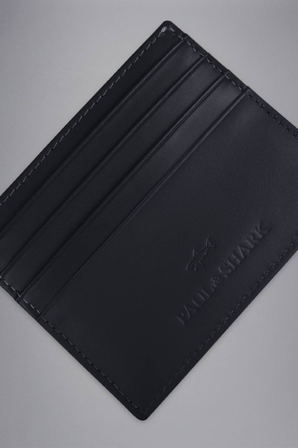 Paul & Shark Portacarte In Pelle Fin-embossed Paul & Shark