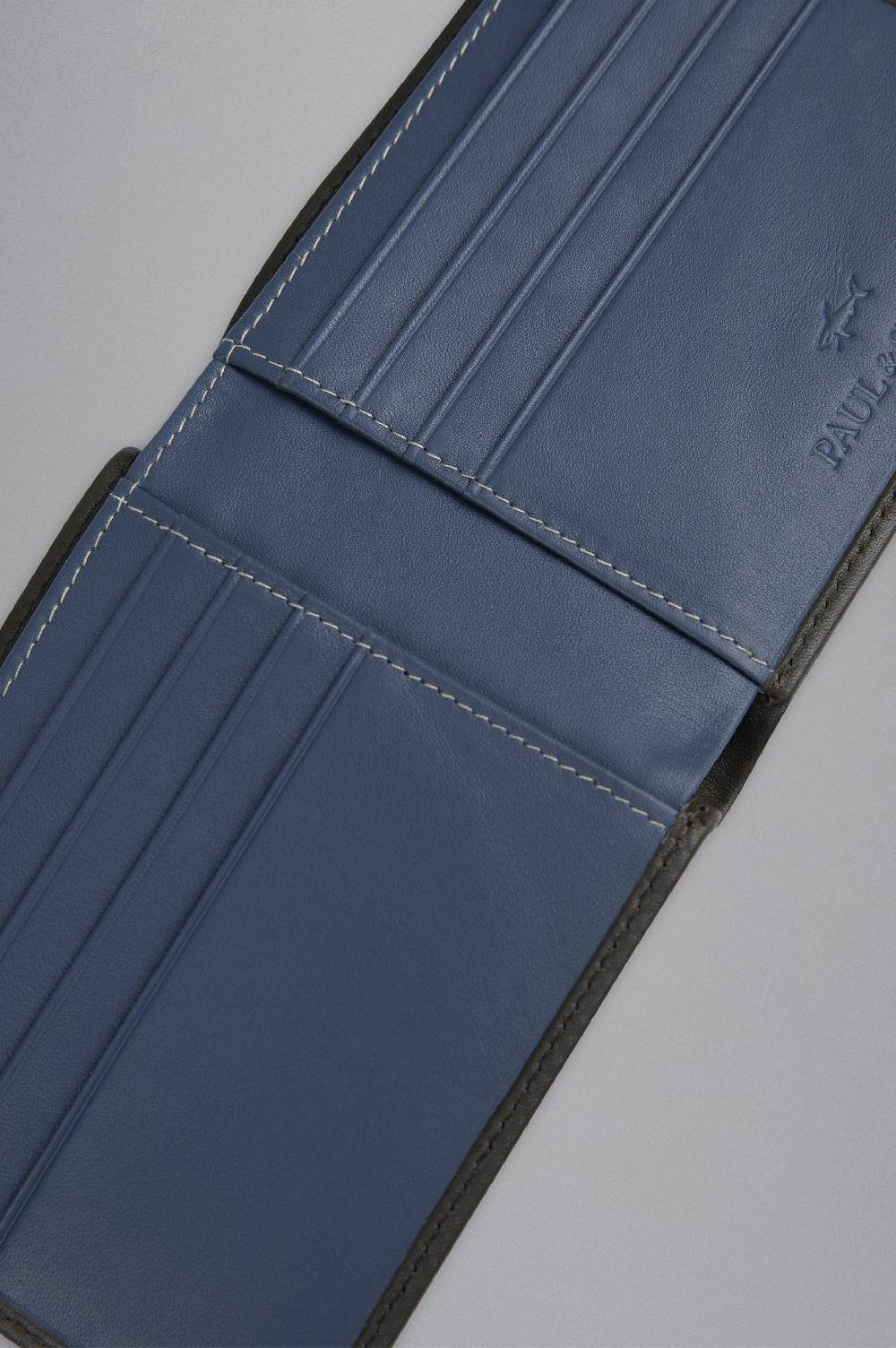 Paul & Shark Portafoglio Monogram In Pelle Paul & Shark