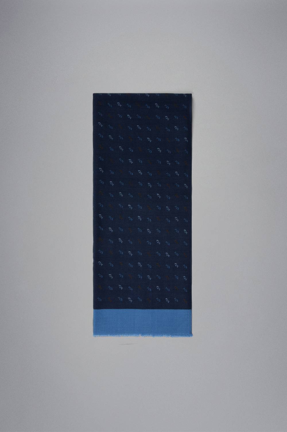 Paul & Shark Sciarpa in lana con motivo Shark Paul & Shark