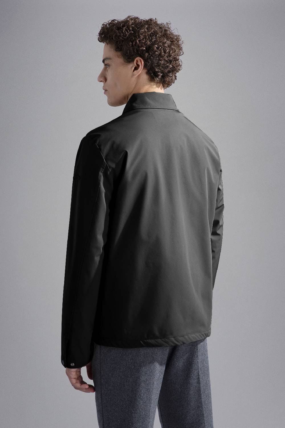 Paul & Shark Shacket In Typhoon Re-4X4 Stretch Paul & Shark