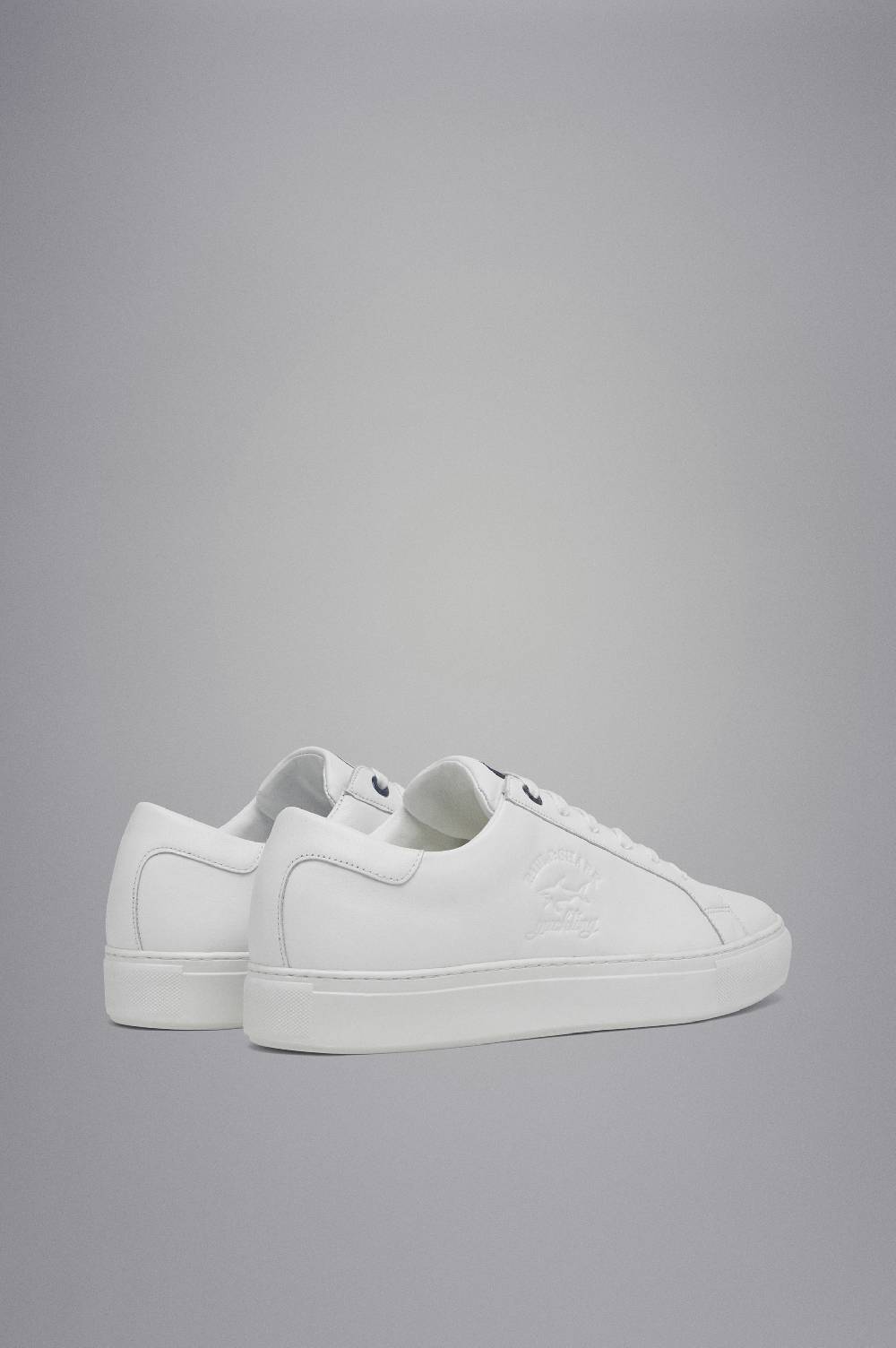 Paul & Shark Sneakers In Pelle Con Logo Stampato Paul & Shark