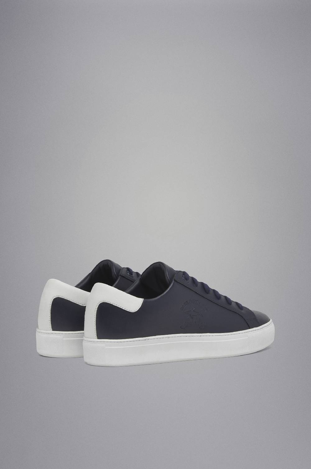 Paul & Shark Sneakers In Pelle Con Logo Stampato Paul & Shark