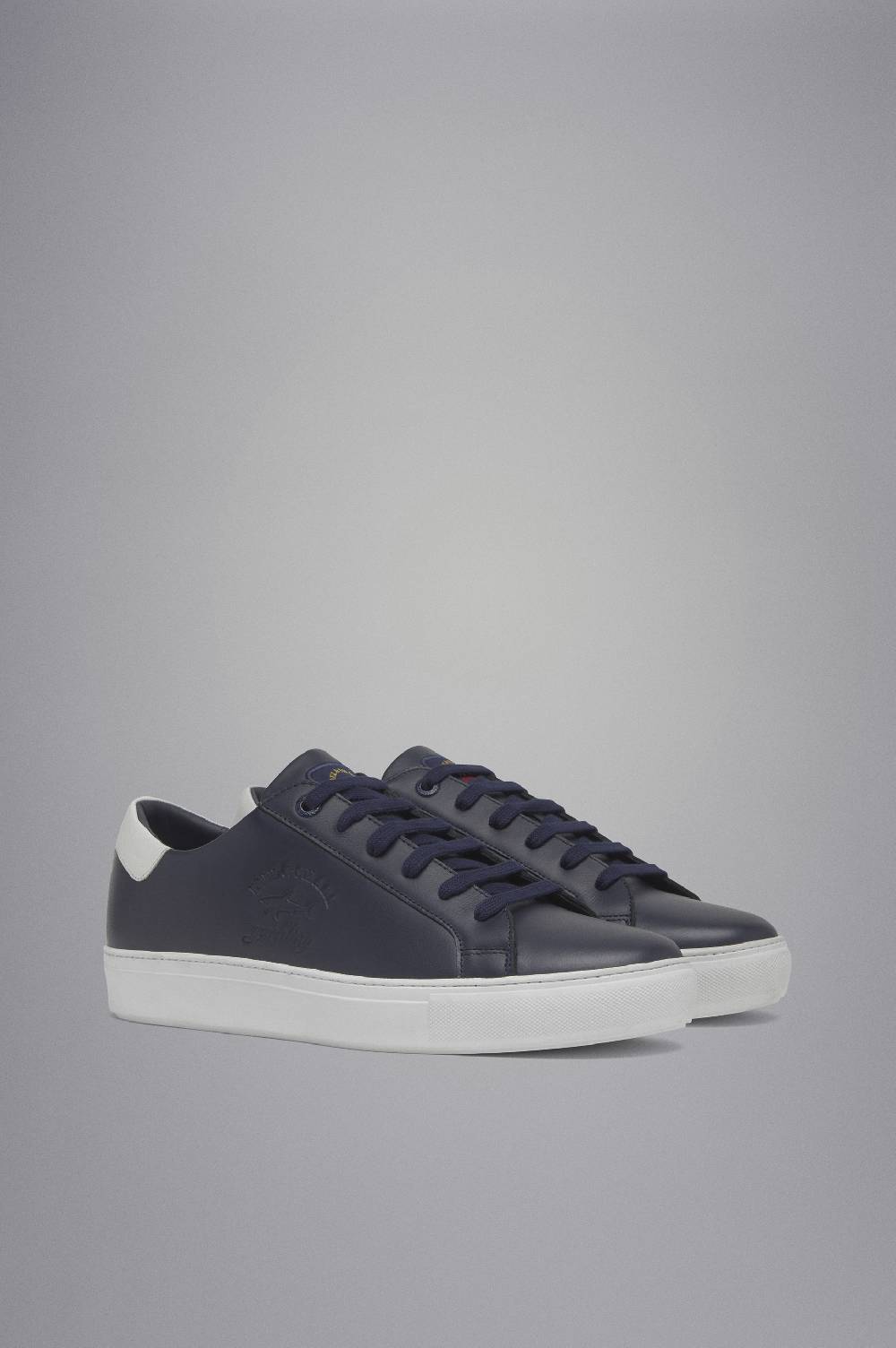 Paul & Shark Sneakers In Pelle Con Logo Stampato Paul & Shark