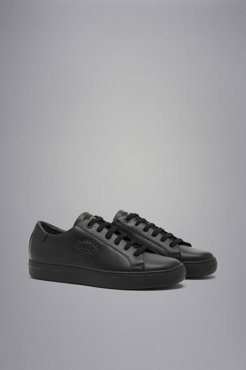 Paul & Shark Sneakers In Pelle Con Logo Stampato Paul & Shark