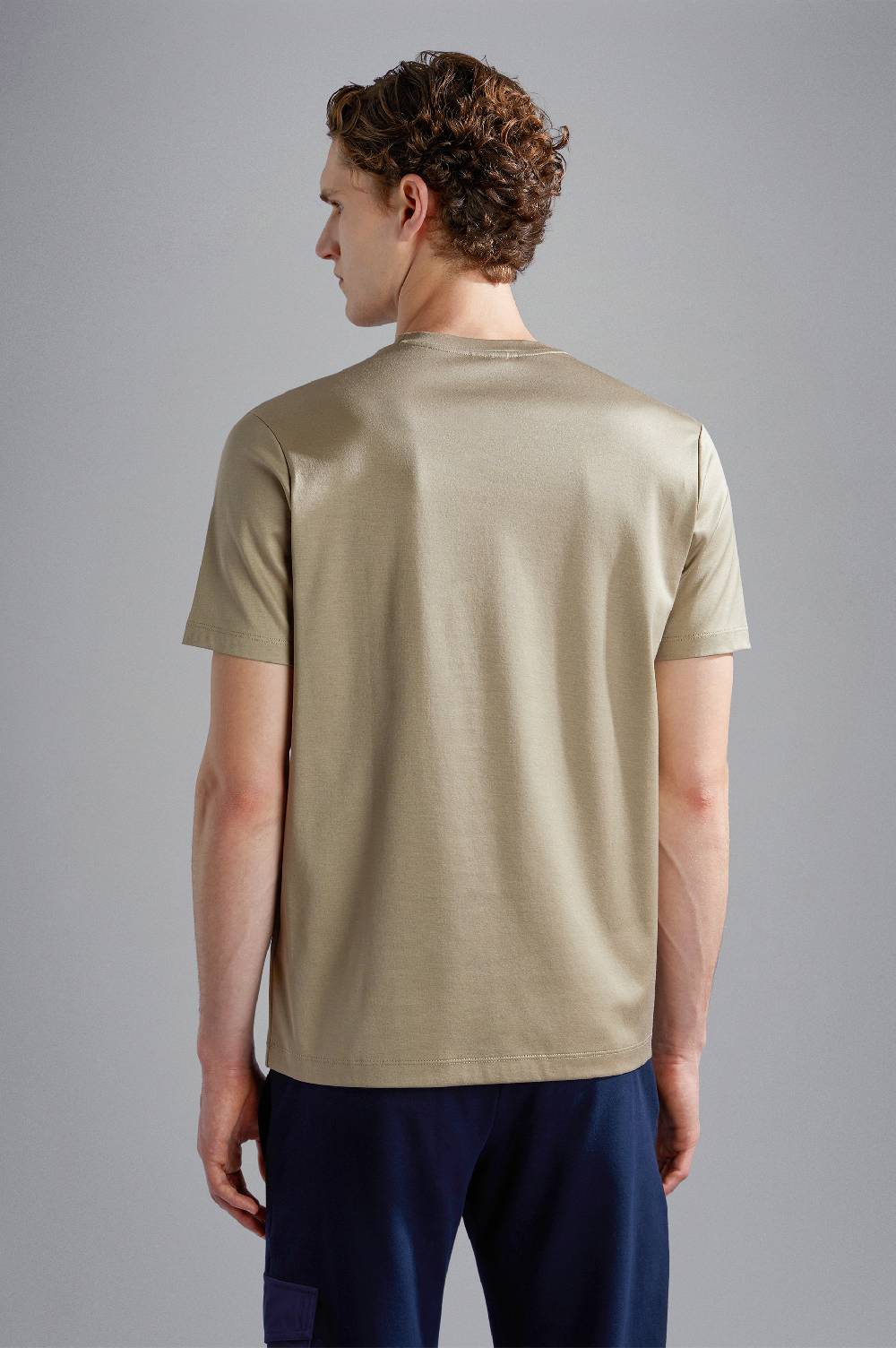 Paul & Shark T-shirt In Cotone Aqua Interlock Paul & Shark