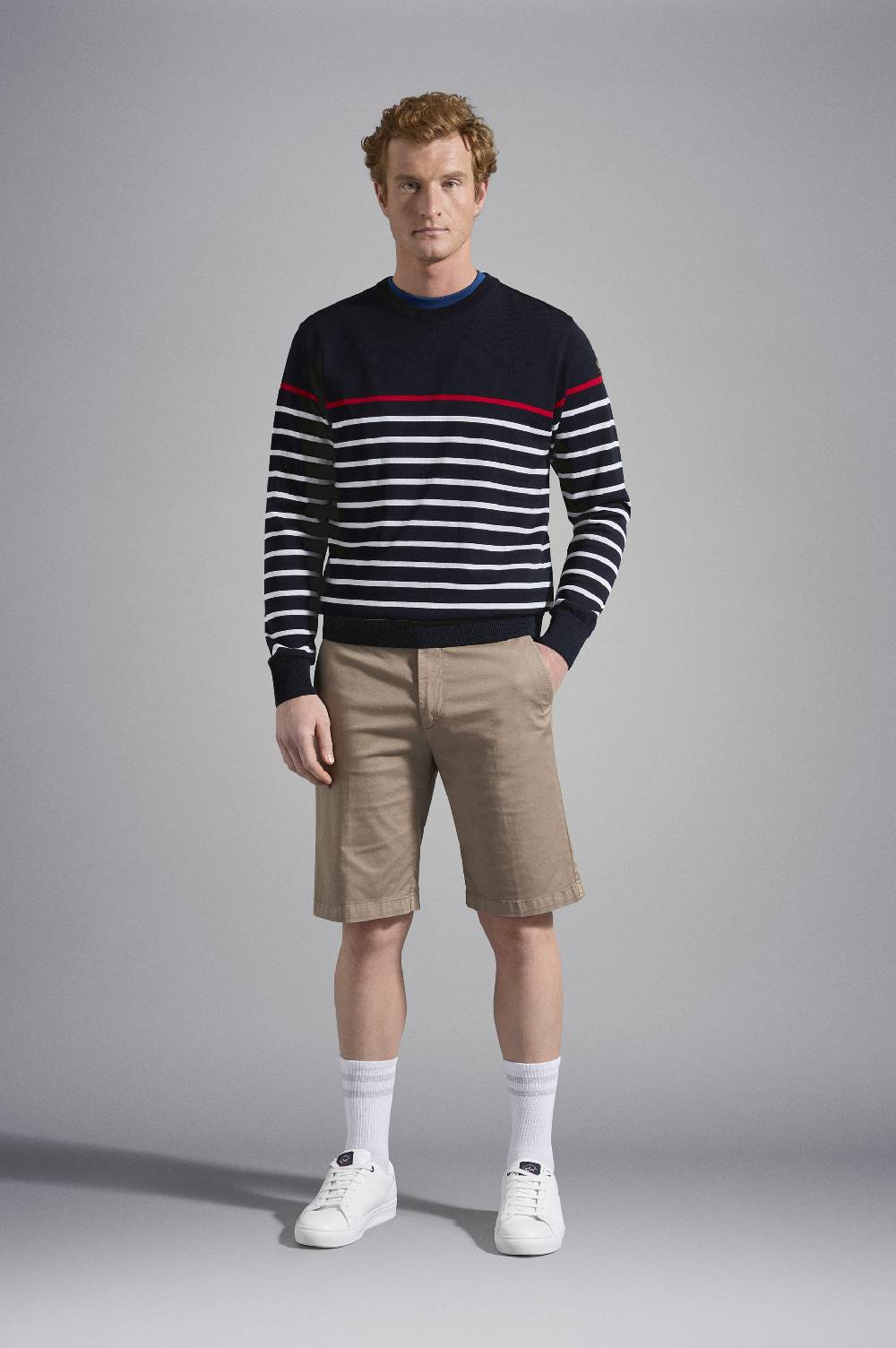 Paul & Shark T-Shirt In Cotone Con Logo Ricamato Paul & Shark