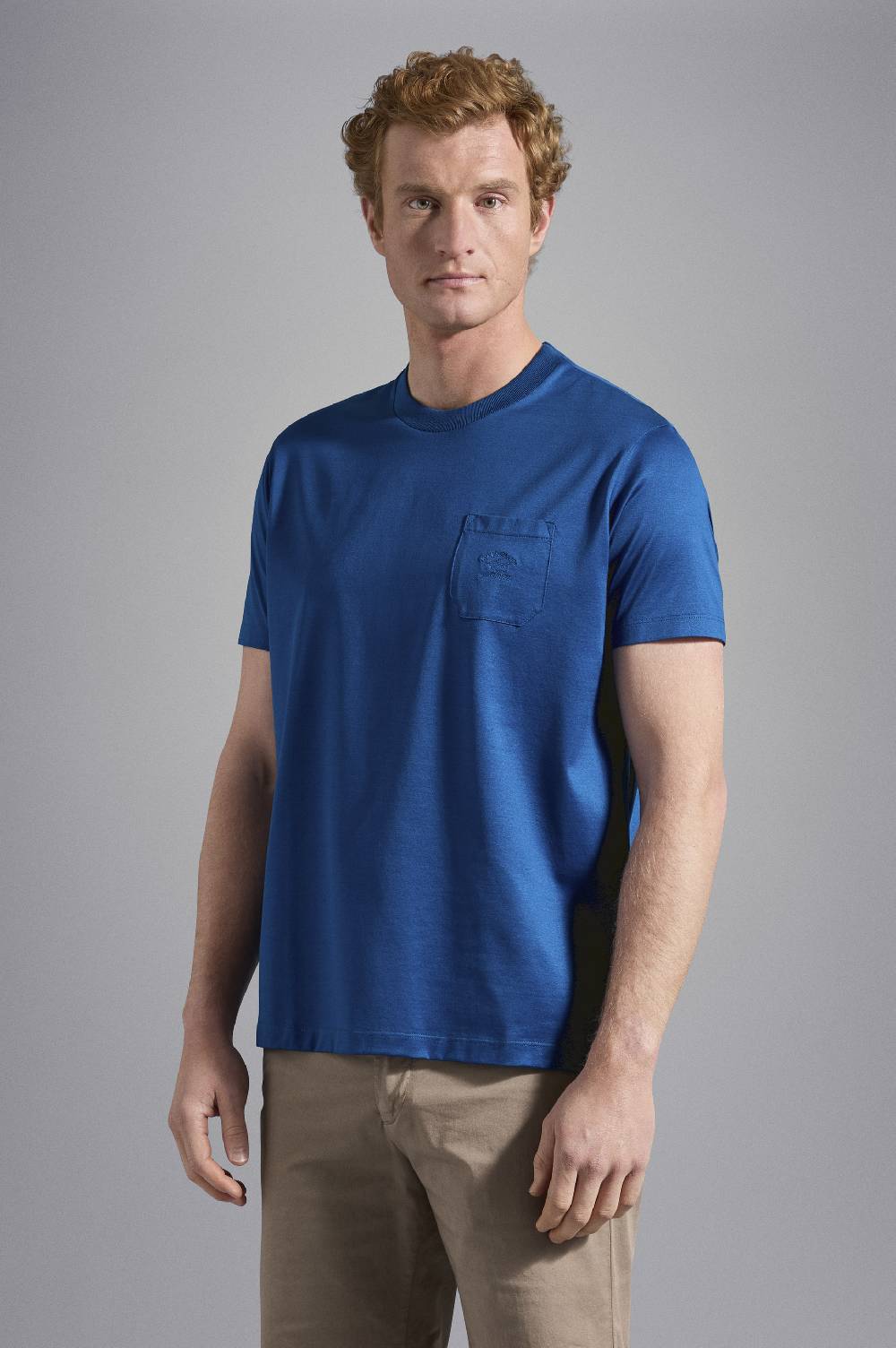 Paul & Shark T-Shirt in cotone con Logo ricamato Paul & Shark