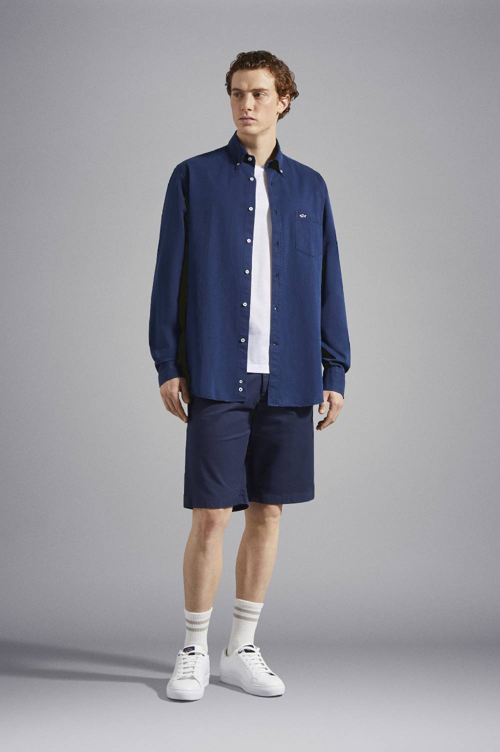 Paul & Shark T-Shirt In Cotone Con Logo Ricamato Paul & Shark