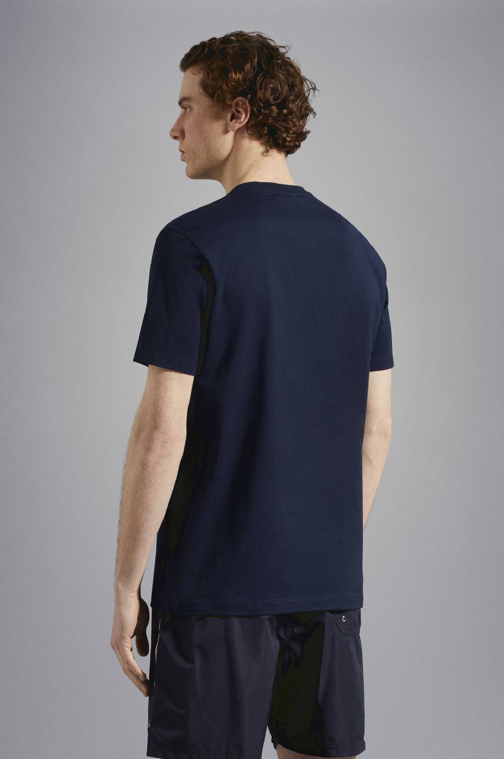 Paul & Shark T-Shirt In Cotone Con Logo Stampato Paul & Shark