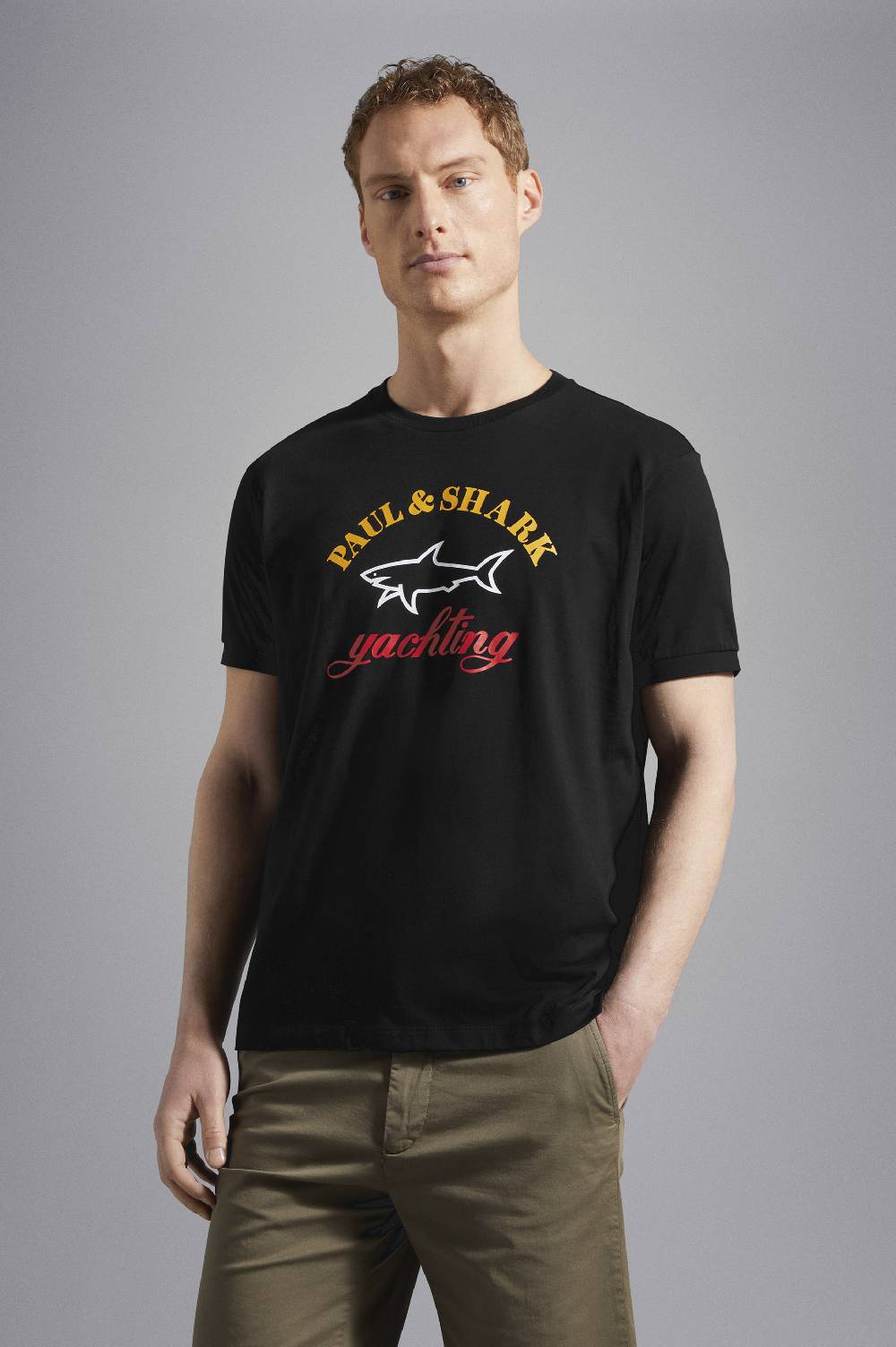 Paul & Shark T-Shirt in cotone con Logo stampato Paul & Shark