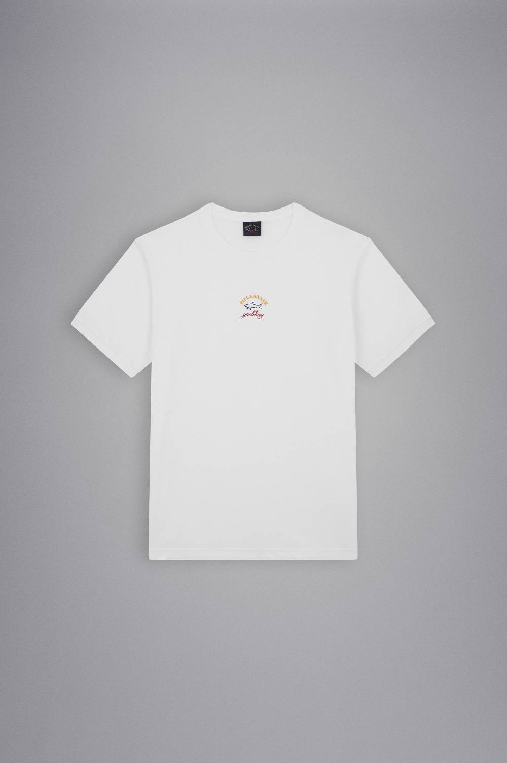 Paul & Shark T-Shirt In Cotone Con Stampa Grafica Paul & Shark