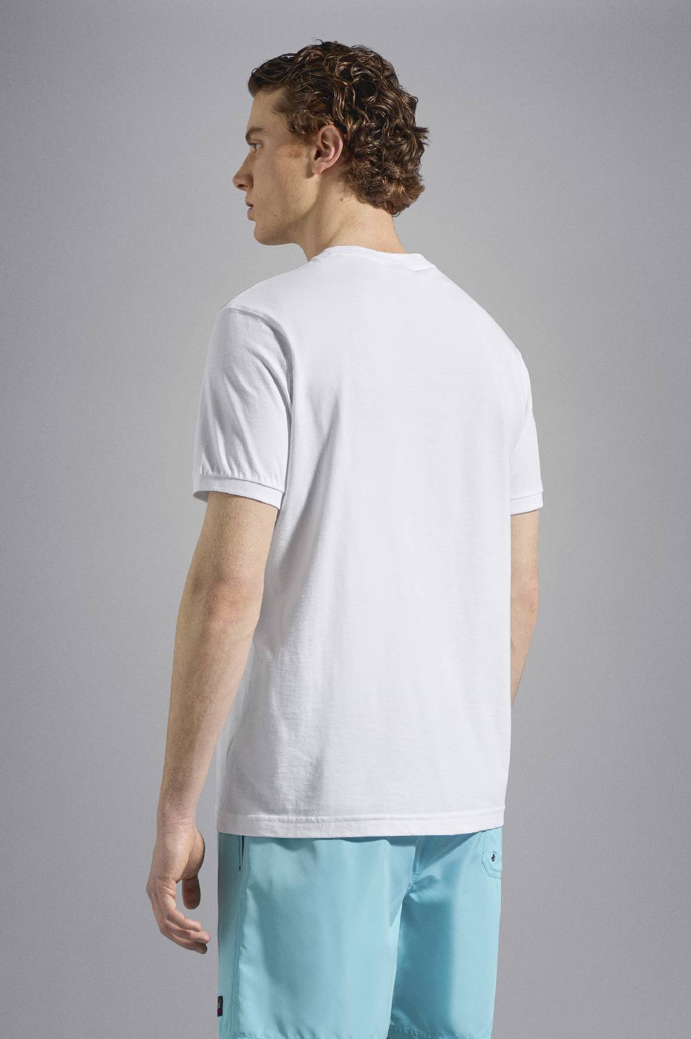 Paul & Shark T-Shirt In Cotone Con Stampa Grafica Paul & Shark