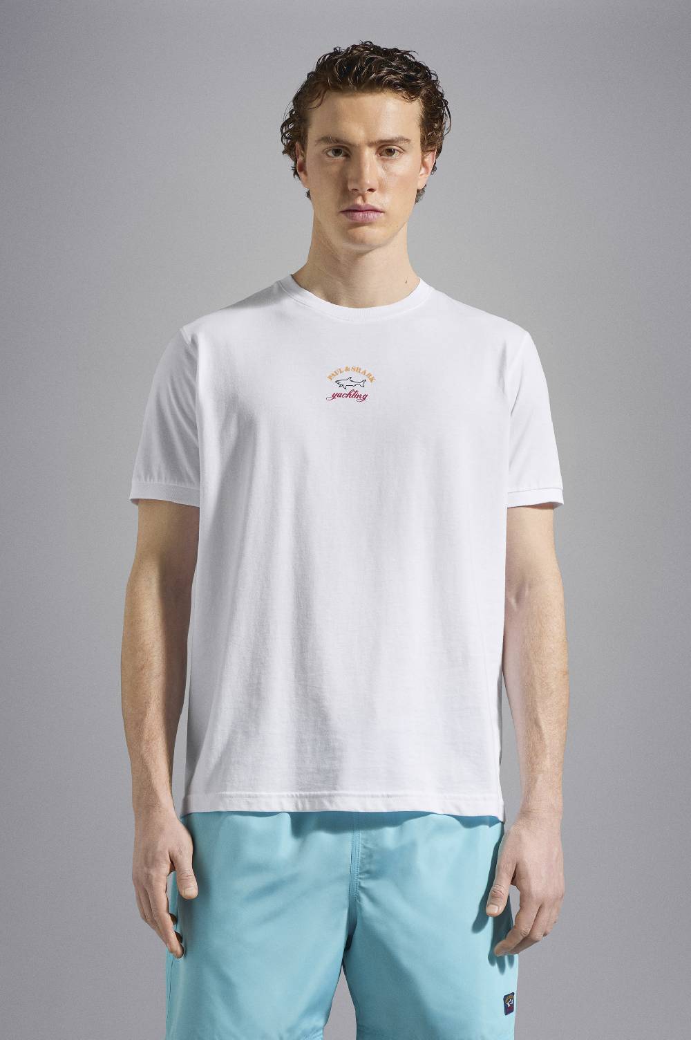 Paul & Shark T-Shirt in cotone con stampa grafica Paul & Shark