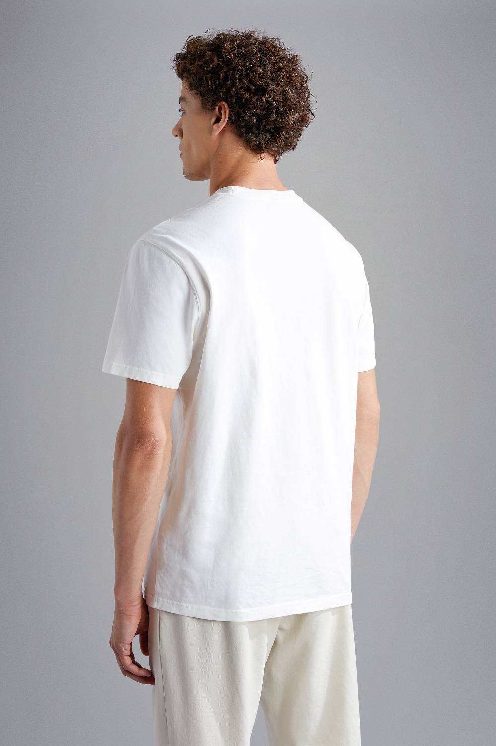 Paul & Shark T-shirt In Cotone X-Soft Con Logo Floccato Paul & Shark