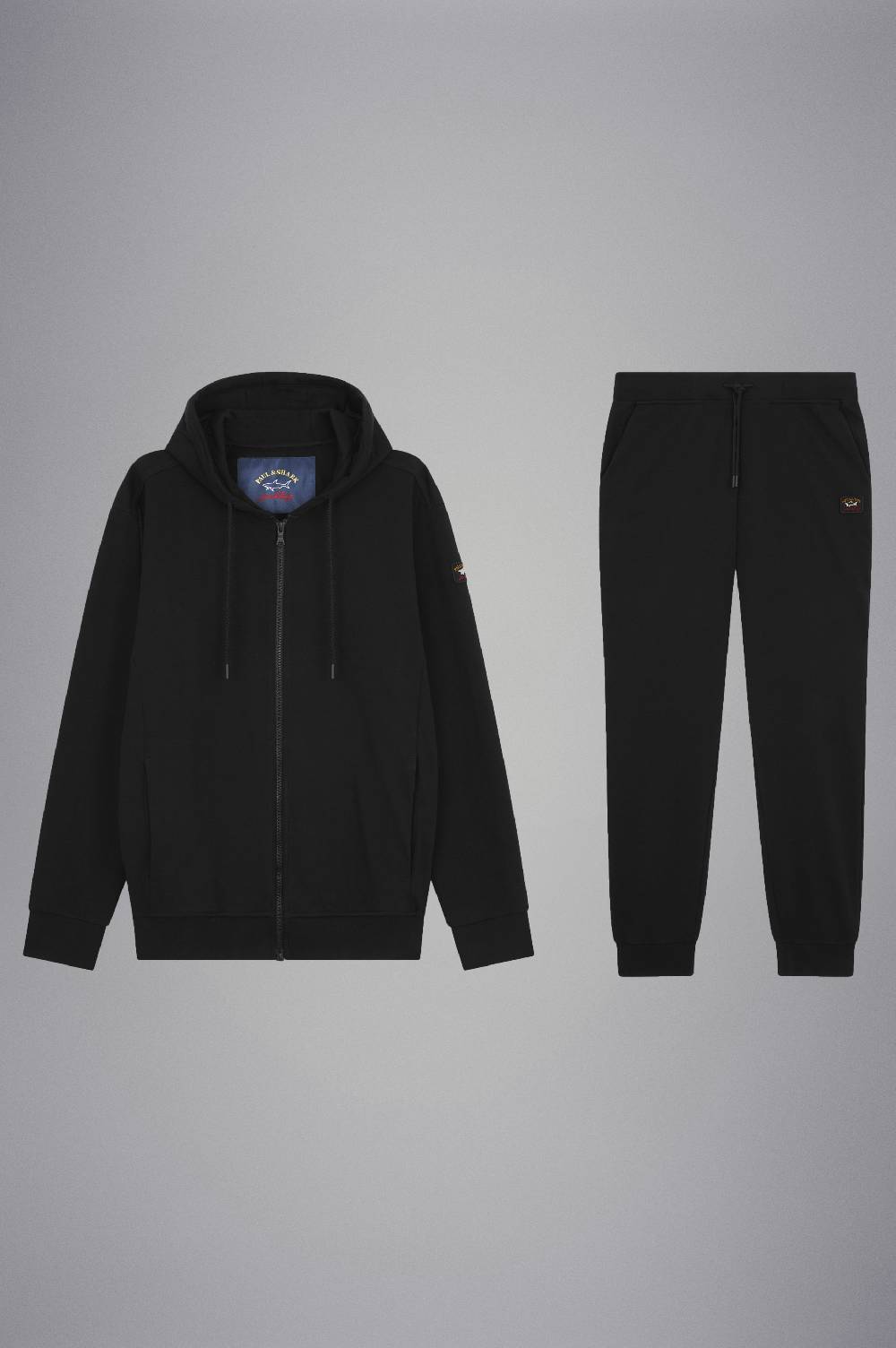 Paul & Shark Tuta Sportiva In Cotone Con Badge Iconico Paul & Shark