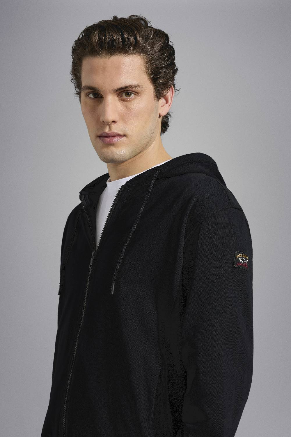 Paul & Shark Tuta Sportiva In Cotone Con Badge Iconico Paul & Shark