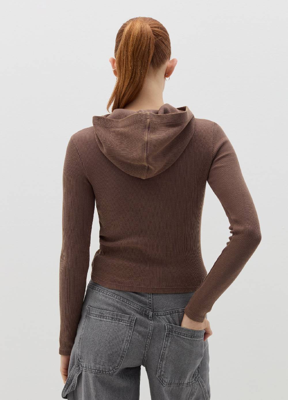 B. ANGEL T-shirt A Costine Con Cappuccio