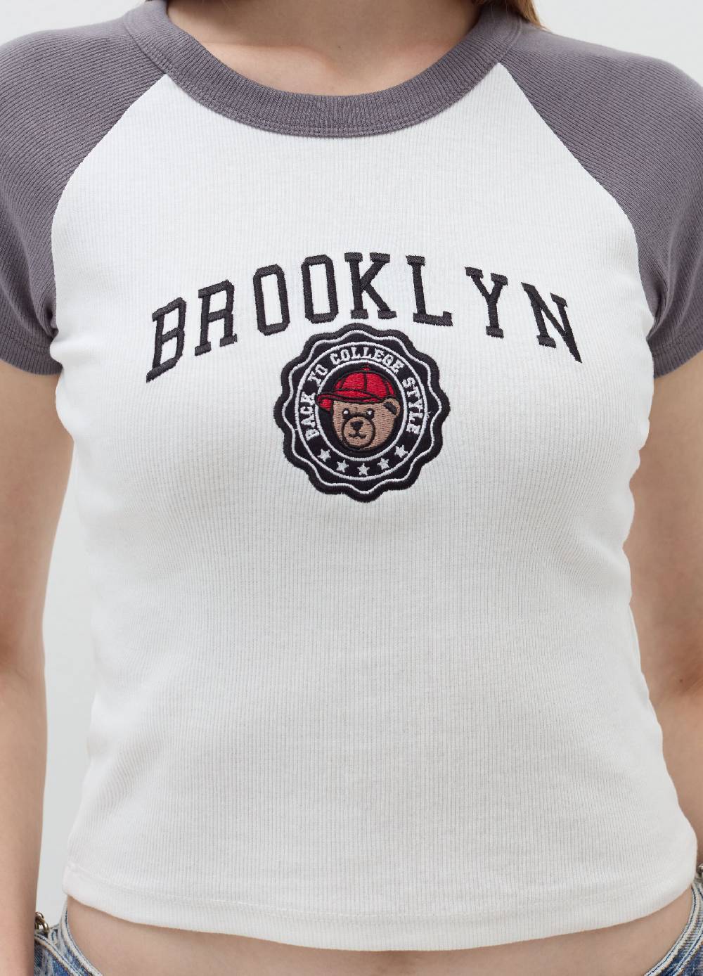 B. ANGEL T-shirt A Costine Con Ricamo