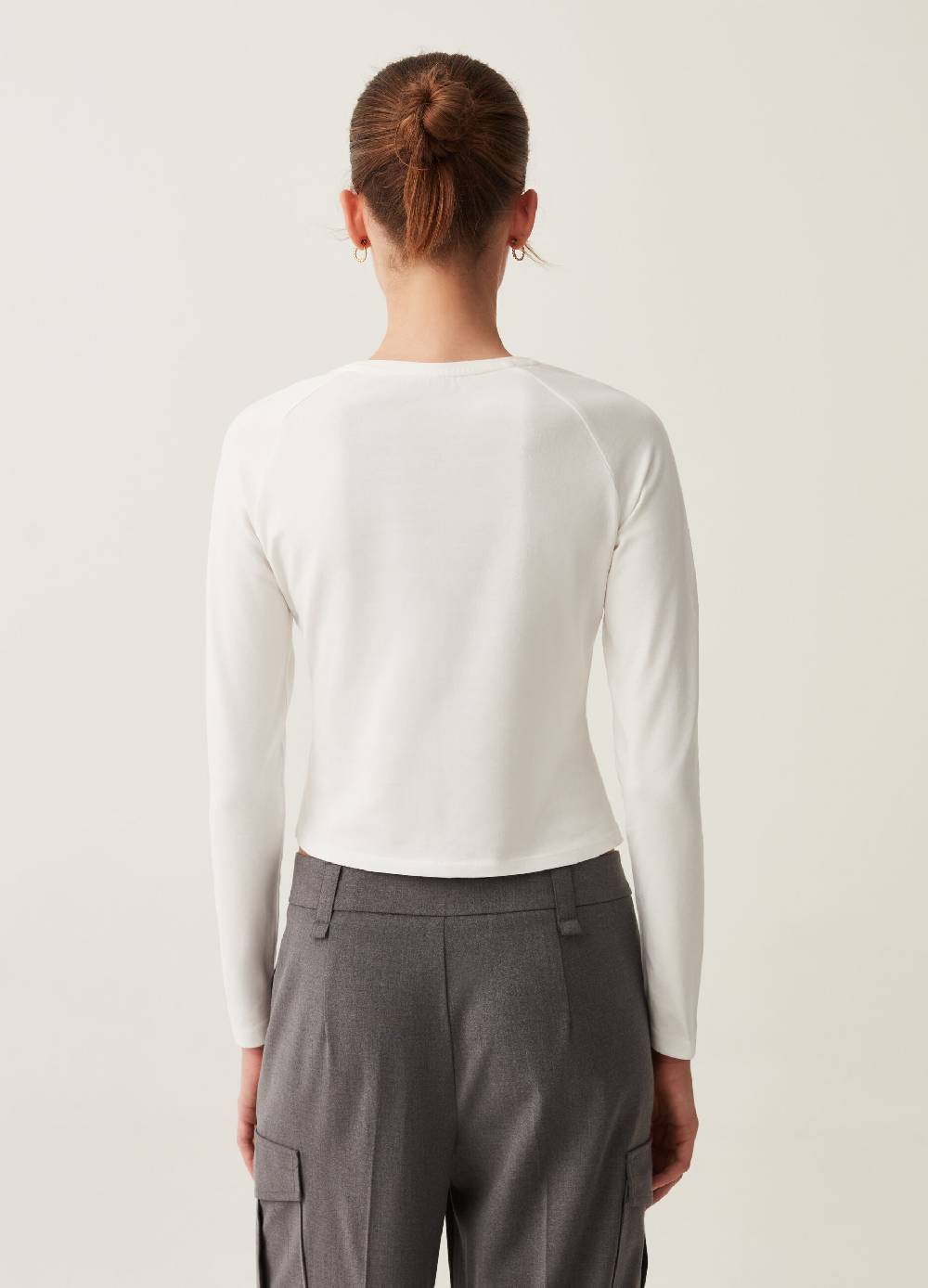 B. ANGEL T-shirt A Maniche Lunghe Con Stampa