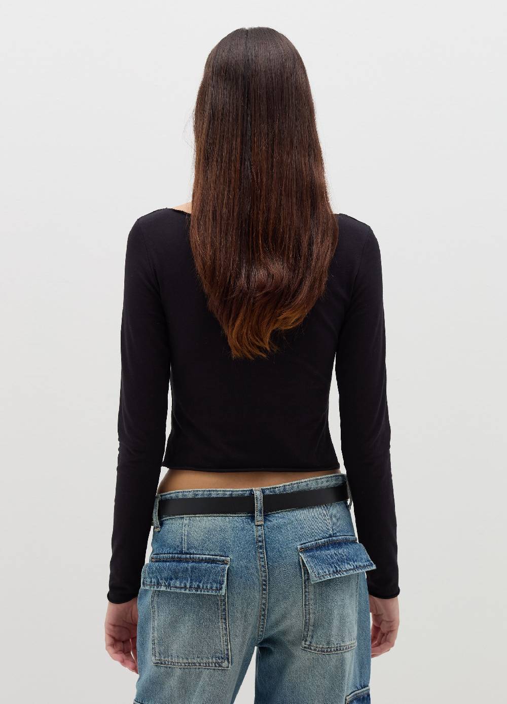 B. ANGEL T-shirt A Maniche Lunghe Con Stampa