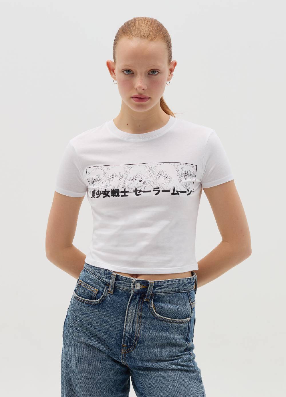 B. ANGEL T-shirt Con Stampa Sailor Moon