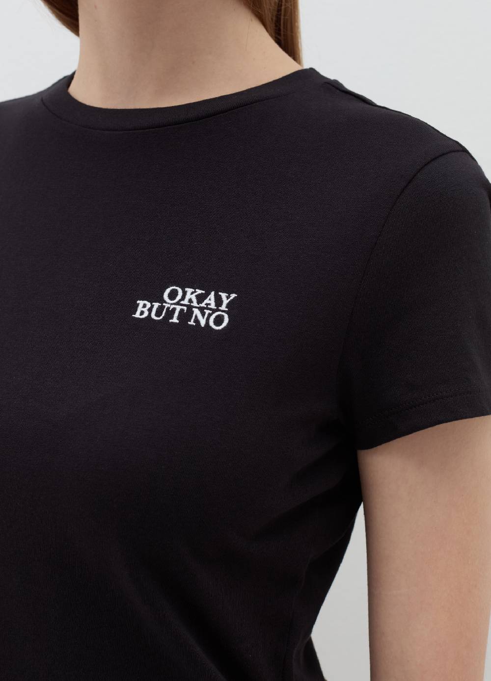 B. ANGEL T-shirt Crop Con Ricamo Lettering