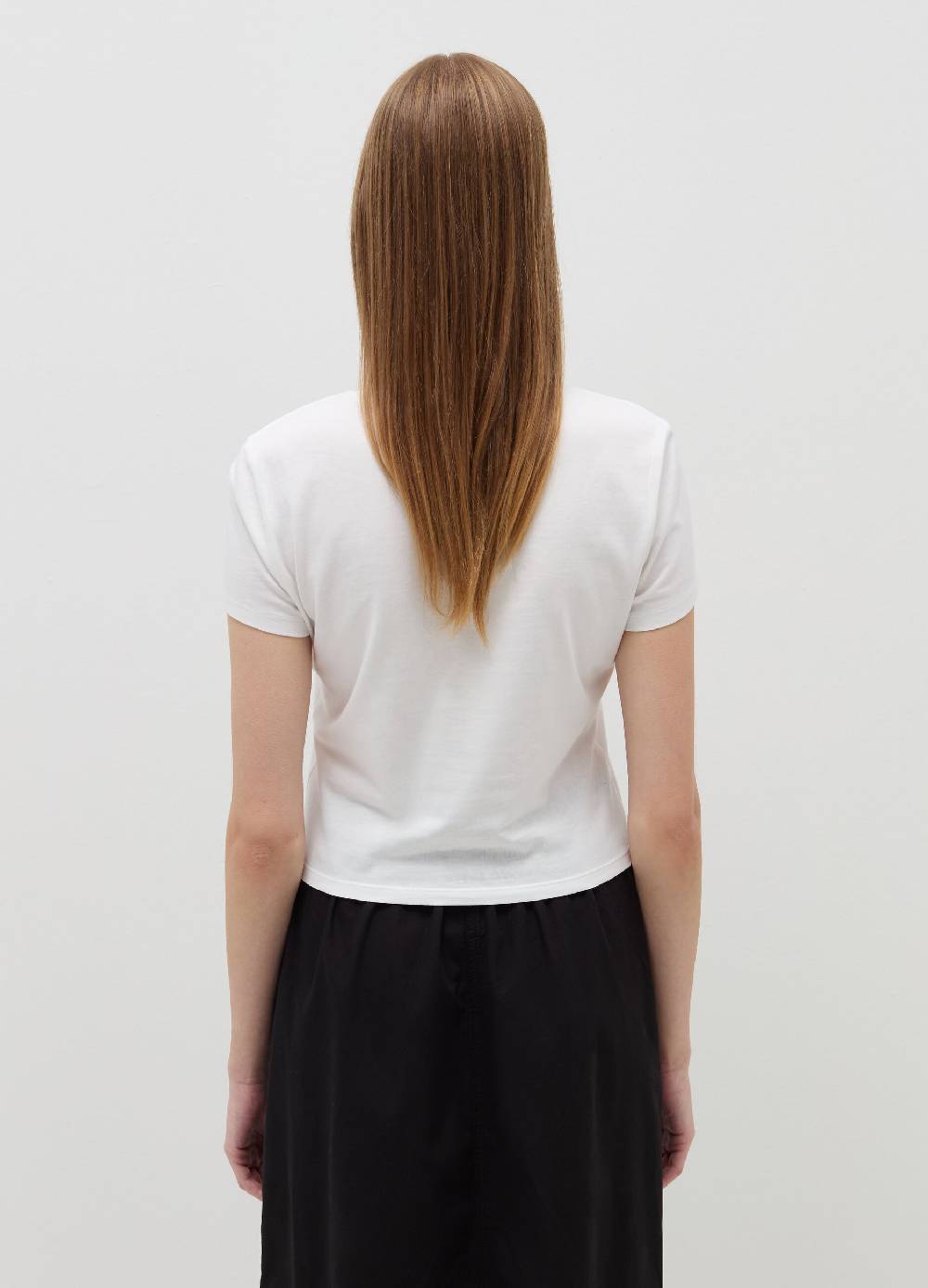 B. ANGEL T-shirt Crop In Cotone